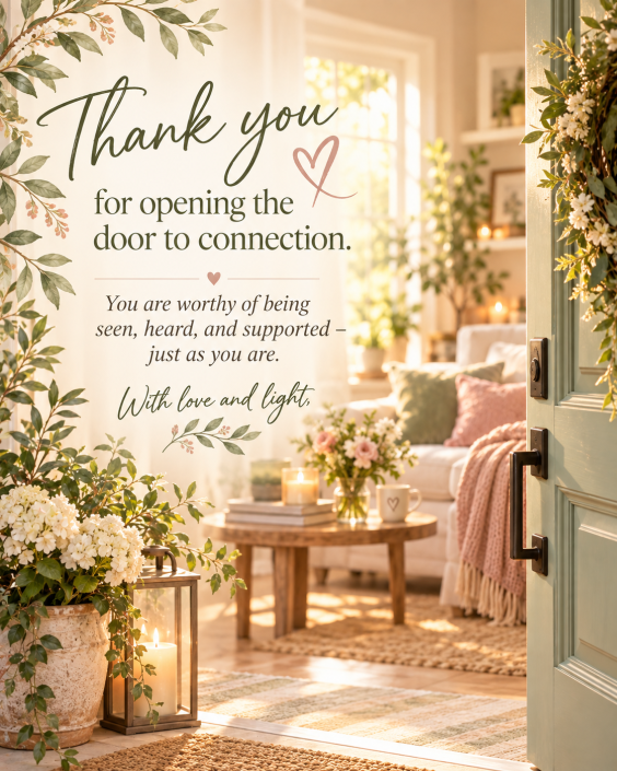 Thank You for Opening the Door