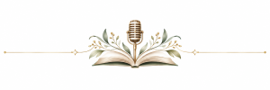 Vintage Book and Microphone Ornament